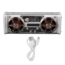 Draagbare Bluetooth-luidspreker met IP66-waterdichtheid, transparant mechanisch ontwerp, Bluetooth 5.3-technologie, dynamische RGB-verlichting en