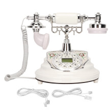 Mekanisk ringetone med ledning, drejetelefon Luksus boligindretning Vintage fastnettelefon Fuldt funktionel med nostalgisk appel, god kvalitet, god