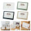 2026 Calendar Display Stand And Picture Frame Double-Black 3