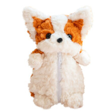 Multifunktionaler Corgi-Plüschbeutel, Schulbedarf,-Orange Farbe
