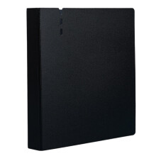 Multifunctionele A4-mappen 3 ringen Structuur Waterdicht-Zwart