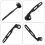Kit Ajustador de Tensor de Corrente para Mini Moto de 8 polegadas, Tensor de Corrente para Mini Motos 212cc 224cc 236cc 2