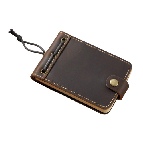 Durability Mini Notebook Featuring AcidFree Paper-Coffee color