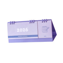 2026 Desk Calendar Portable Monthly Calendar Daily-Purple