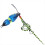 60g Gourd Slider Jig Salzwasser-Jigging-Köder Slow Jig Kopf mit Rock Leuchtköder - Zackenbarsch Blau 1