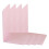 4 Pcs Acrylic Bookends L-Shape Bookends Decorative-Pink 1