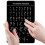Braille Letter Board with Raised Dots for Number Punctuation 4