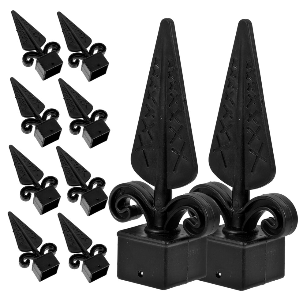 10Pack Plastic Fence Post Caps Weatherproof Decorative Covers For Garden Yard Deck Posts 9189345643231