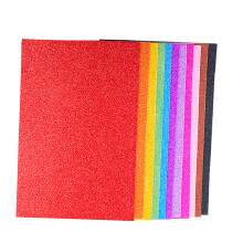 10Pcs Glittering Sponge Paper 2mm Thickness Adhesive-Bring glue