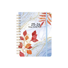 Engelse spiralen notebook weekplanner esthetische-3