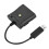 Dual Vibration Feedback Controller Converter Converts PS2 To Xbox 360 USB Peripheral Sharing Plug And Play Microphone Port Adjustable Analog Digital 1