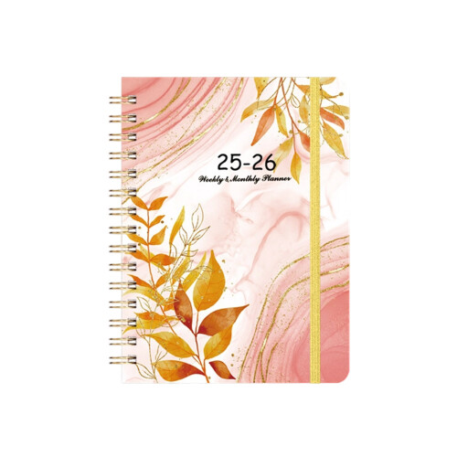 Stylish Design Weekly Planner Notebook With Spirals Binding-4