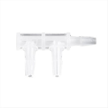 30 stuks F-type driewegconnector PP-zijde 2,4 mm waterleidingverbinding Aquariumslang Pagode waterafscheider