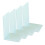 4 Pcs Multifunctional Book End Acrylic Book Stoppers-Green 1