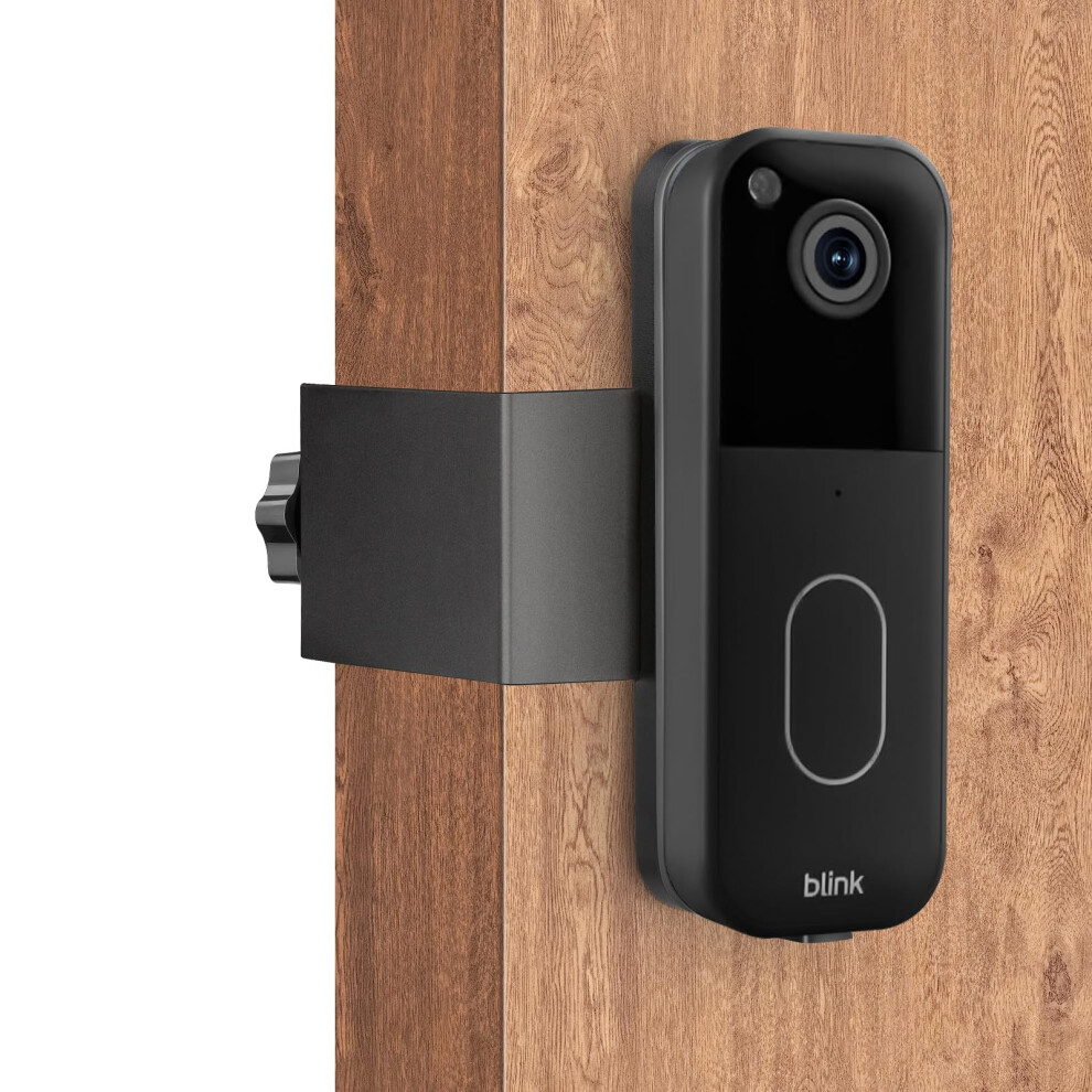 Mount Antitheft Nodrill Bracket For Blink Video Doorbell Apartments And Rental Property Black 9001264056803