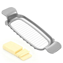 Butter and Cheese Slicer with Stainless Steel Wires, Ergonomic Handle for Precise Uniform Cutting
