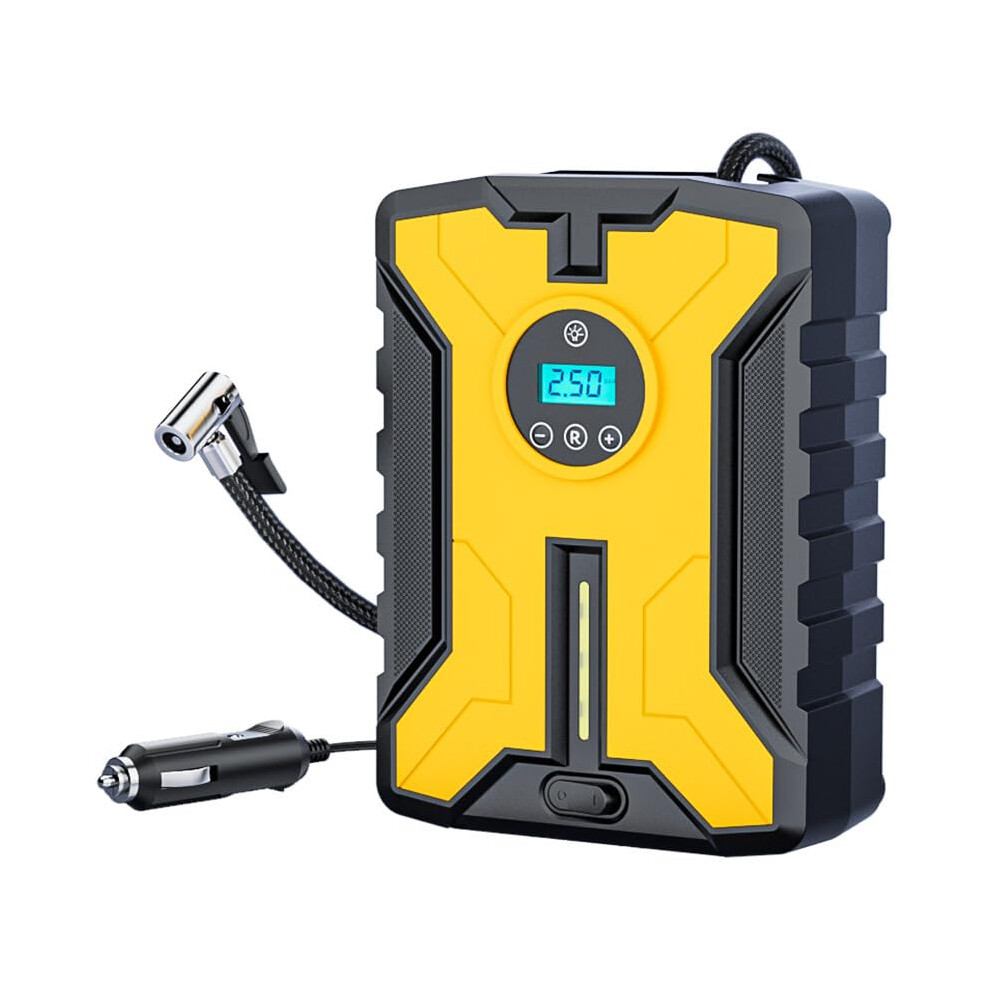 Digital Tire Inflator 12V Car Air Compressor Pump With Lcd Display Led For Cars Trucks Bikes Light 9189345643798