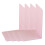 4 Pcs Acrylic Bookends L-Shape Bookends Decorative-Pink 1