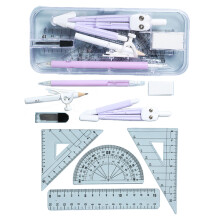 Professional Student Drafting Set With Safety Edge-Purple