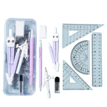Ensemble d'outils de géométrie adapté aux enfants avec-Violet