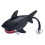 Unique Shark Design Key Storage Case AntiScratch-Black And Red 1