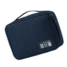 Étui d'accessoires électroniques polyvalent, sac de-De ep Bleu
