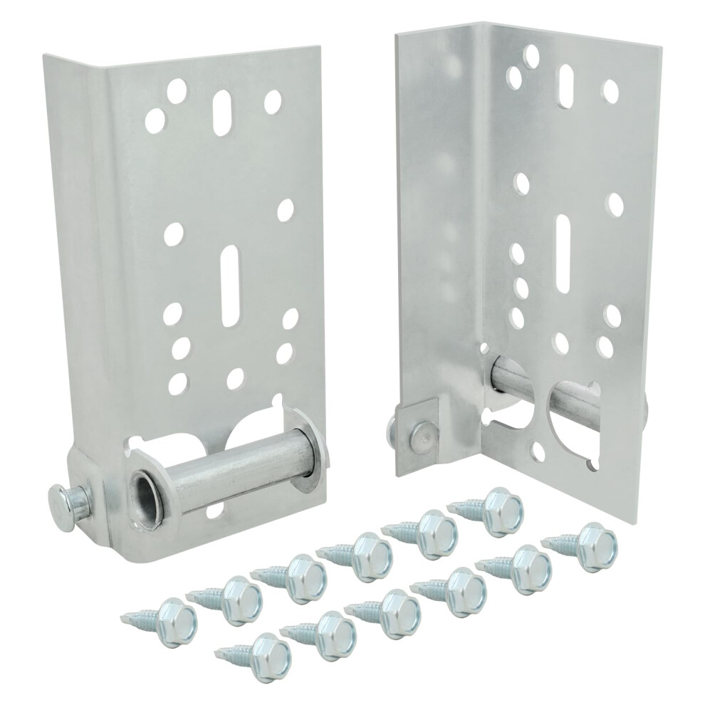 Heavy Duty Garage Door Bottom Lift Brackets For 7/16 Inch Roller Stem, Corrosion Resistant Steel 9001264057695