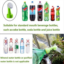 Bottle Cap Sprinkler Portable Plastic Plant Sprinkler Garden Plant Watering Device DIY Irrigation