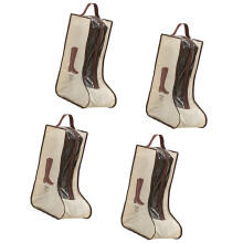 Set van 4 stofdichte schoenenopbergzakken-beige1