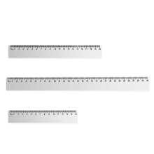 3 stuks doorzichtige plastic-Golfliniaal 15 20 30