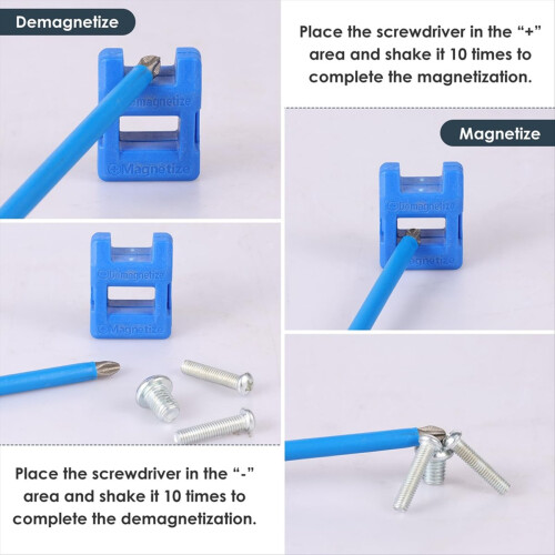 Conjunto de 42 bits magnéticos para chave de fenda, bits de impacto com haste hexagonal de 1/4", brocas de aço antiderrapantes de 1 a 6 polegadas. 1