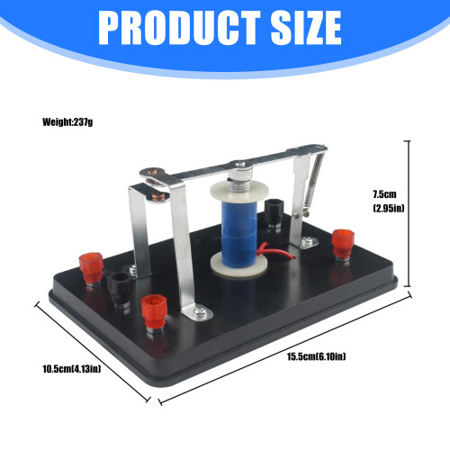 Physics Lab-leermiddel Elektromagnetische relaisdemonstrator 2