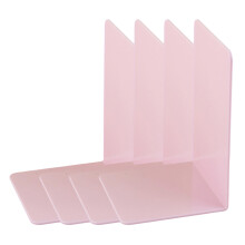 4 Stuks Acryl Boekensteunen Boek Houders Stand Boek Einde-Roze