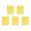 5Pcs Two Pocket Document Bag with Prongs Letter Size-Yellow 1