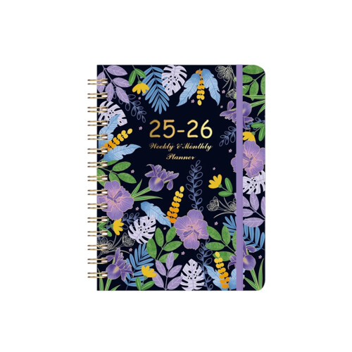 Engelse spiralen notebook weekplanner esthetische-19