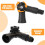 2 Pcs Extension Pole Adapter with 270 Rotating Head, Universal Joint Angle Connector for Telescoping Pole 2