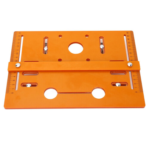 Router Table Base Plate with Handle, Universal Fit for 4 Inch Motor, Durable Woodworking Mount