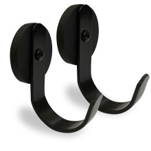 2 Pack Magnetic Wreath Hanger for Metal Door, Strong Neodymium Hooks with Scratch Coating