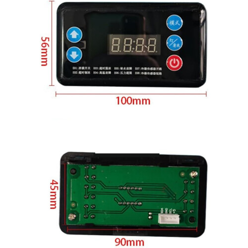 Universal Ice Machine Control Board with Display, Compatible with Lecon and Yindu, Reliable Replacement 2