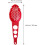 3 in 1 Spaghetti Spoon Silicone Pasta Server with Strainer and Portion Control – Red 5