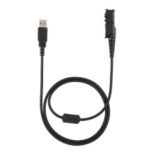 USB-programmeerkabel voor Motorola-radio's, stabiele kabel, versterkte constructie, lange levensduur, direct aan te sluiten op de USB-poort van pc of