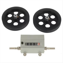 0-9999 Counter 5 Digit Counter Rolling Wheel 5 Digits 0-9999.9 Length Counter Speed 350RPM Grey Reset Length Counter