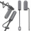 2PCS for Cable End Caps Ethernet Cable Rainproof Silicone Protective Cover for Cable Storage Cover 5
