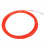 4.5mmx30m Duct Rodder Fish Tape Wire Rod Electrical Cable Puller Rod Through Wall Threader Red Polyester Trefoil Thread 1