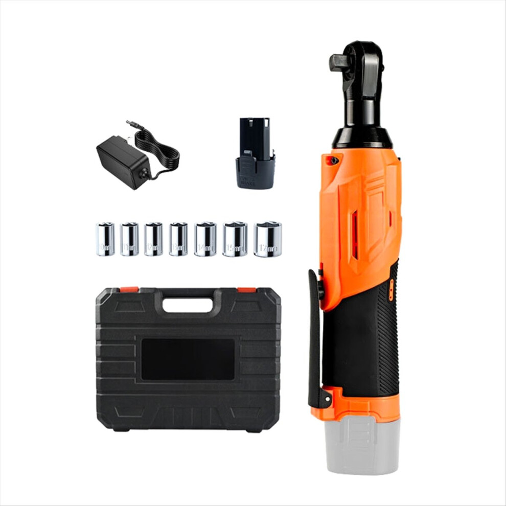 200Nm High-Torque 90 Cordless Ratchet Wrench Set 3/8Inch Angle Wrench With 12V Batteries Eu Plug 4852840206069