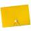 Multi Layer Plastic File Organiser Hand Carry Portable-Yellow 1