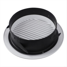 Verstelbare ronde ABS-wandventilatiekap voor afvoer en luchtcirculatie, ideaal voor plafonds, efficiënte regeling van het luchtvolume