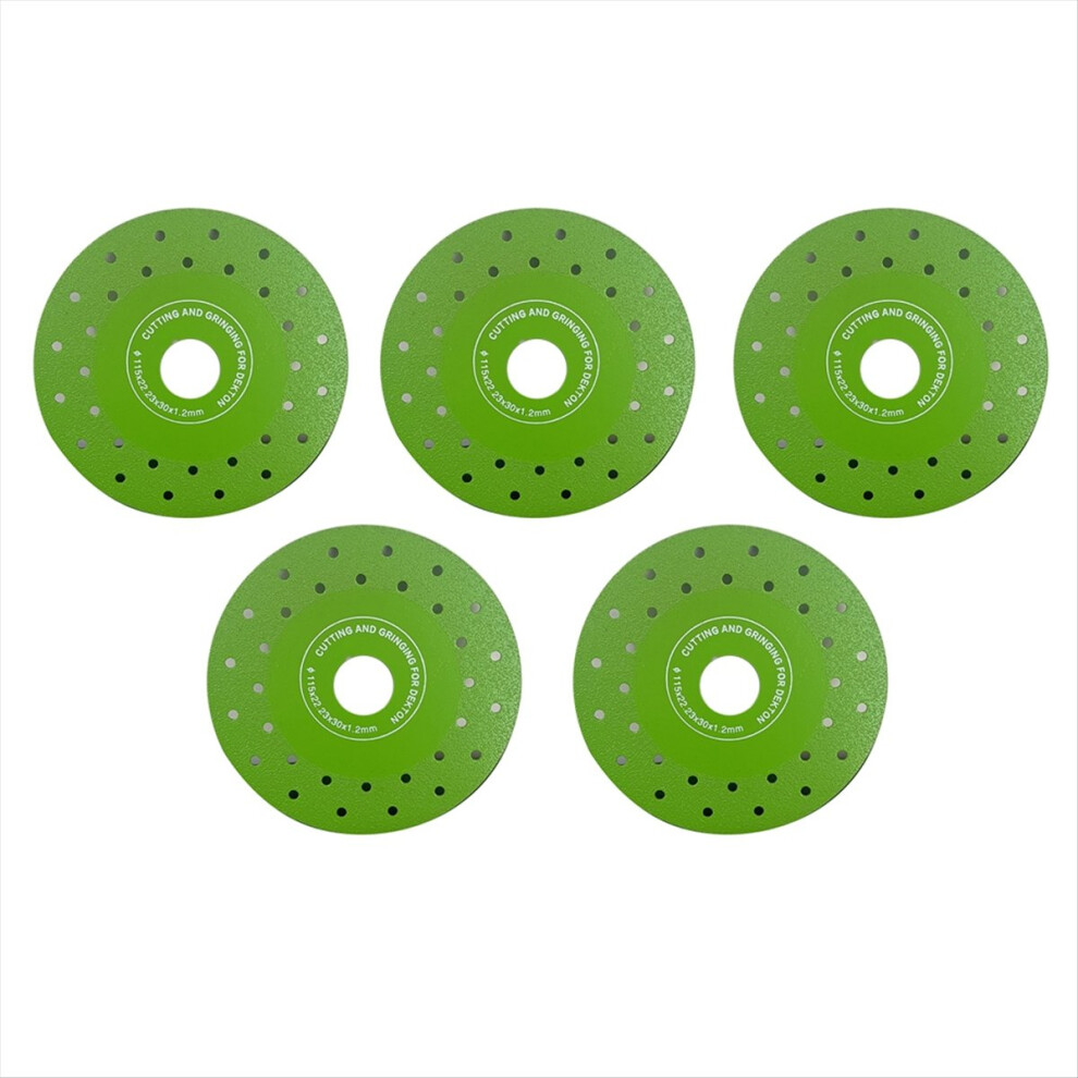 5Pcs Superthin Tile Cutting Disc 115Mm Diamond Marble Saw Blade Porcelain Ceramic Glass Jade Grinding Wheel Disc 4852240133309