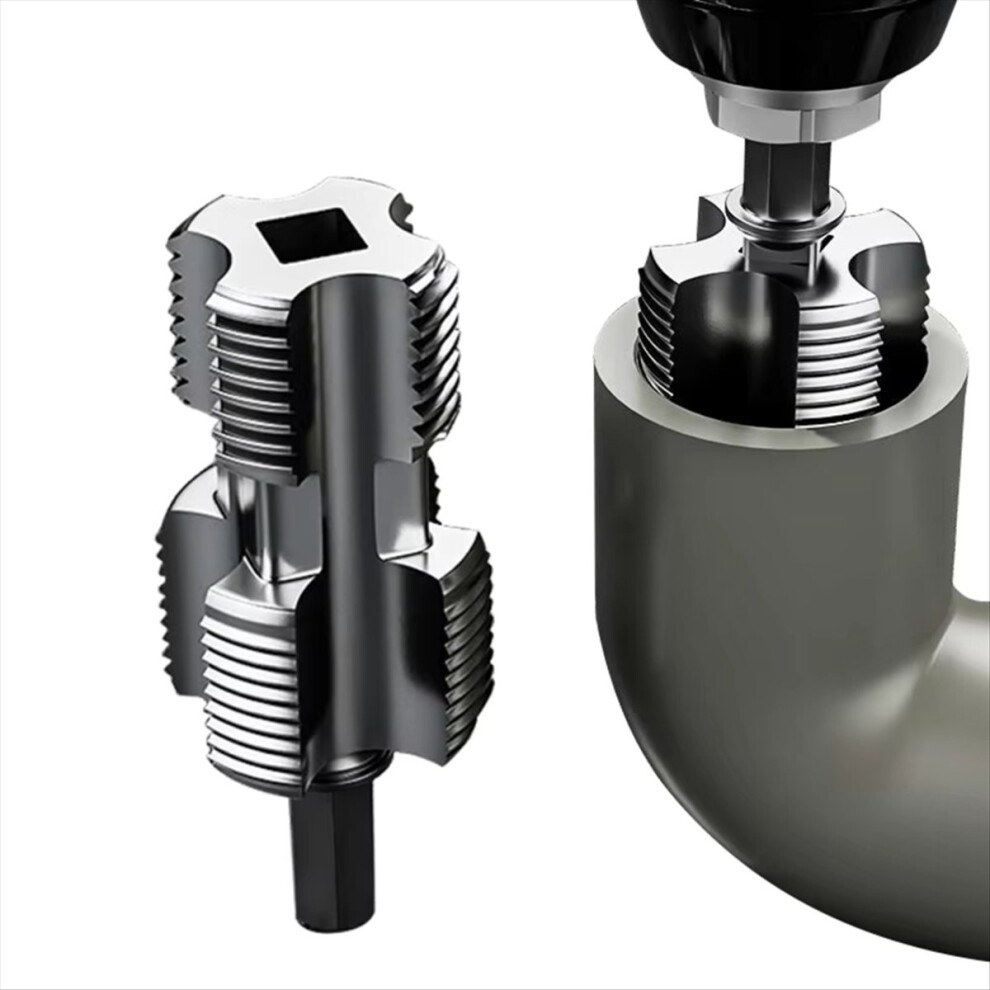 4-Point 6-Point Water Pipe Inner Hole Opener Electric Drill Hexagonal Universal Water Pipe Tapping Hand Electric Drills 4852240133125