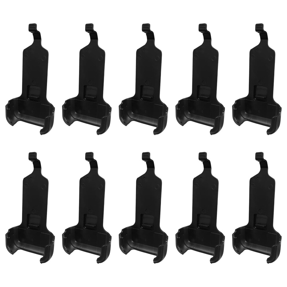 Two Way Radio Belt Clip Compatible with WLN KDC1 RT22 RT22S and More, SoftTouch Grip 10 Pack